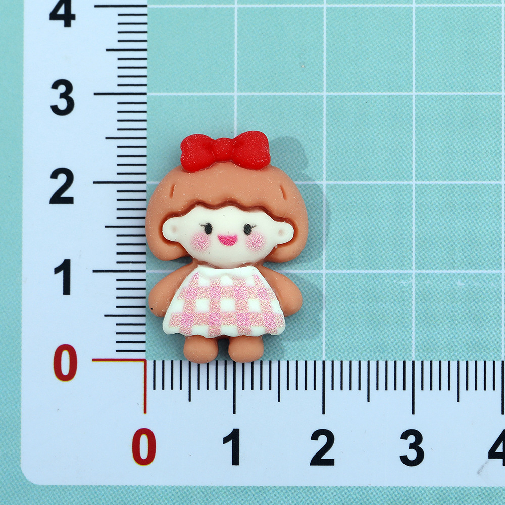 Cartoon animal conejito DIY resina accesorios pegamento crema teléfono móvil Shell agujero zapatos hebilla accesorios para el cabello parche material al por mayor