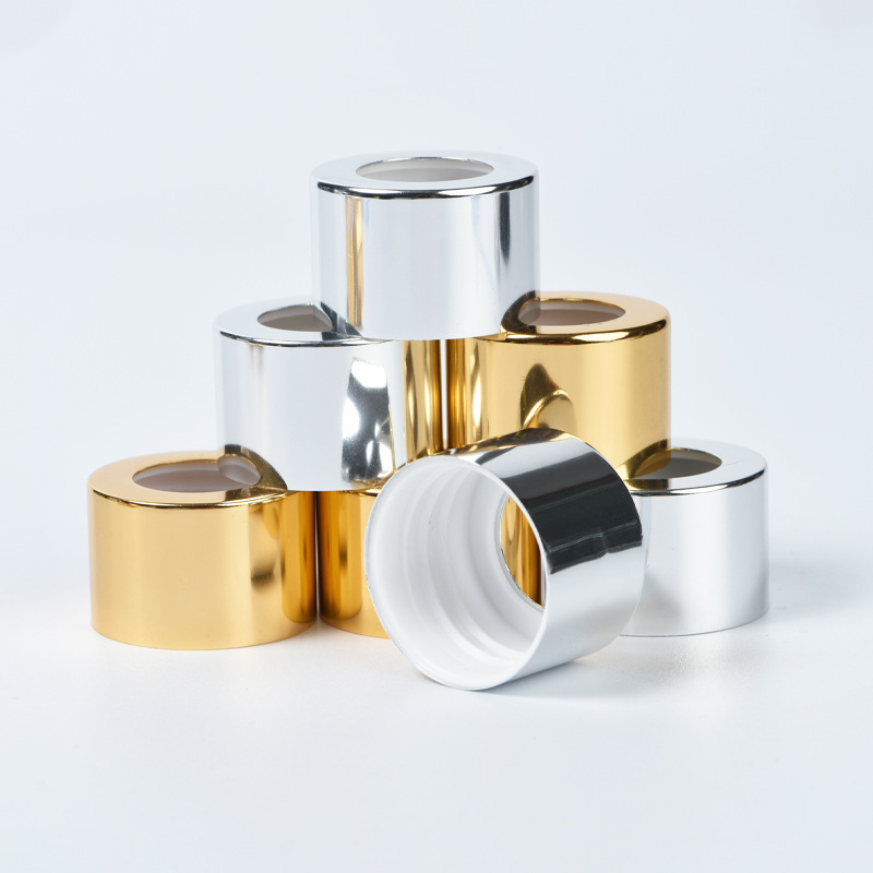 Tapa de aluminio para aromaterapia, tapa para botella de perfume, tapa con gotero, botella dispensadora de aceites esenciales, tapa para botella de cosméticos image 4