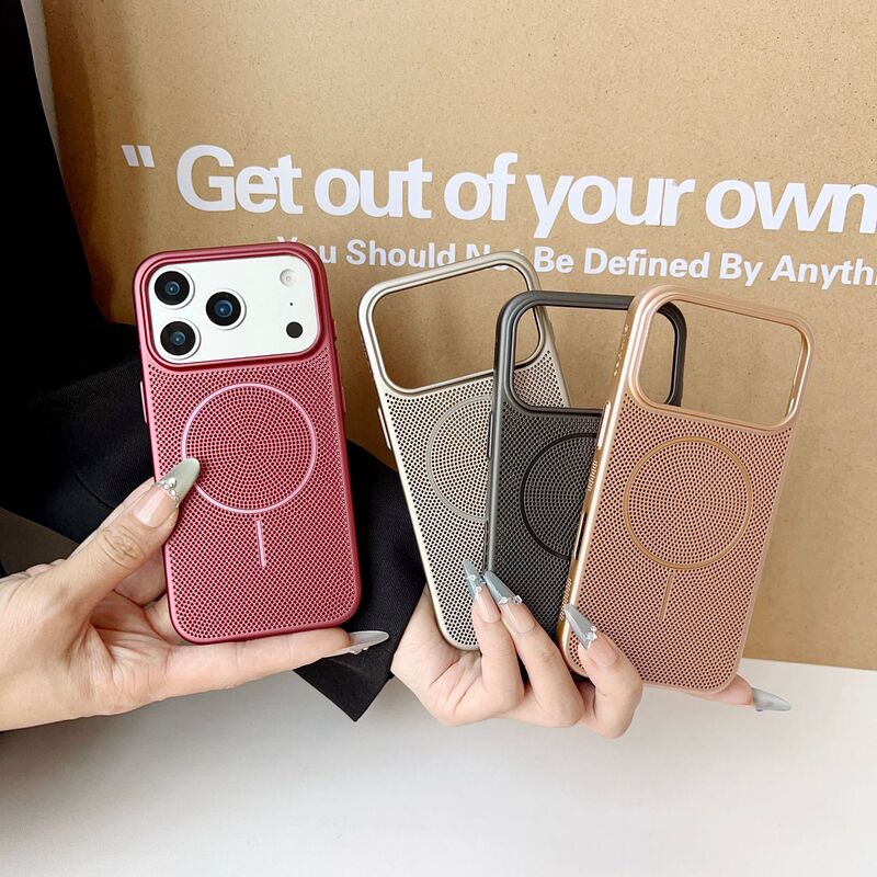 Excimer Pc Cooling Shell Apple 17Pro Magnetic Phone Case Iphone17Pro Thin Apple Air Protective Case
