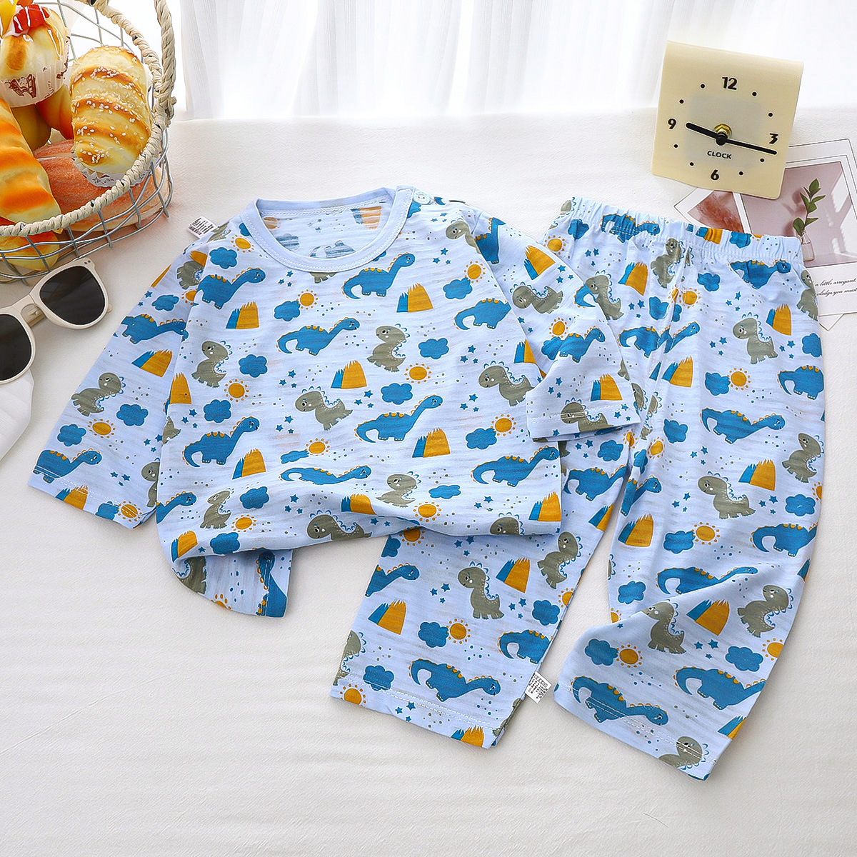 Traje de servicio a domicilio para niños verano nuevo pijamas para bebés ropa de aire acondicionado para niños ropa a domicilio para niñas ropa para niños al por mayor