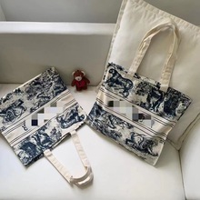 Di帆布包动物园迪印大容量女单肩包学生手提妈咪包