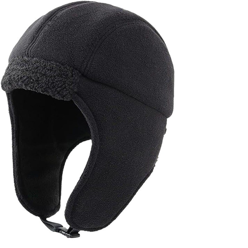 Ear protection Lei Feng hat cycling windproof pullover hat outdoor skiing flight fleece-lined thick warm hat cold-proof hat