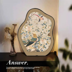 "《Magpie Bringing Fortune》Ancient-style living room decoration painting TV cabinet desk decoration high-end bedroom set"
