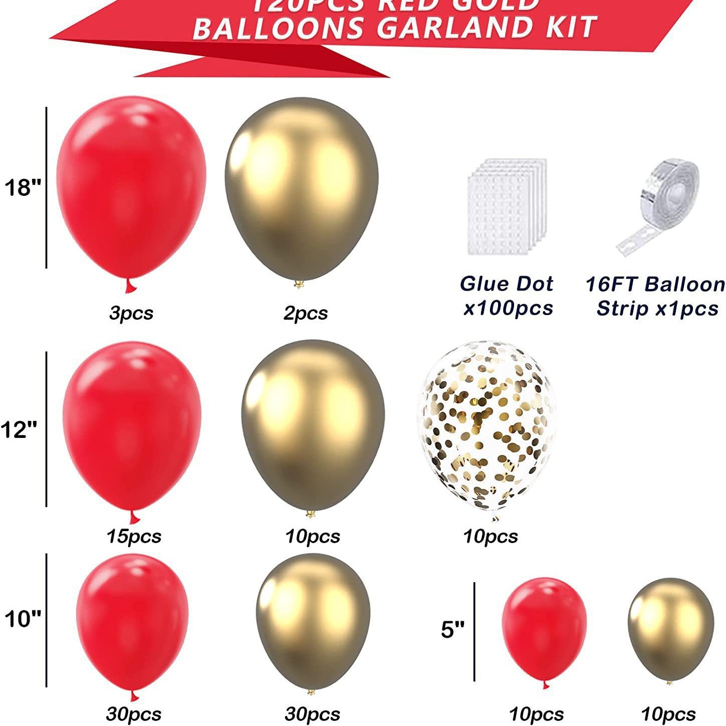 Fiesta transfronteriza globo cadena arco traje globo decoración Fondo diseño negro oro cumpleaños tema escena globo