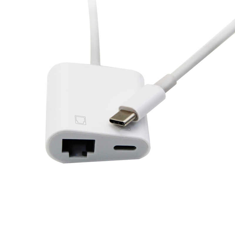 メーカーrj45イーサネット携帯電話アダプタusb + 充電百兆/ギガビット三合一ネット変換器|undefined