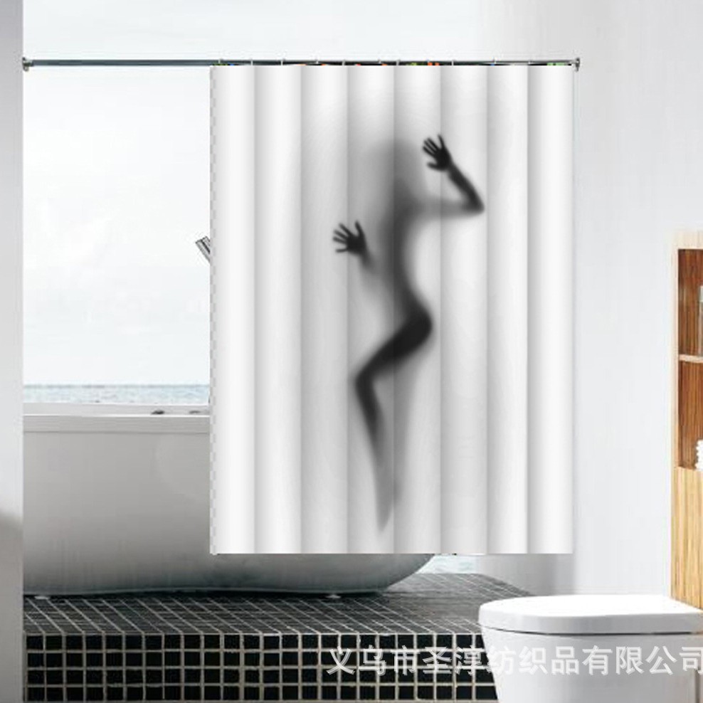 Cortina de puerta decorativa de tela de estilo europeo ins partición de impresión del hogar inodoro media cortina de puerta dormitorio sala de estar doble cortina de puerta abierta