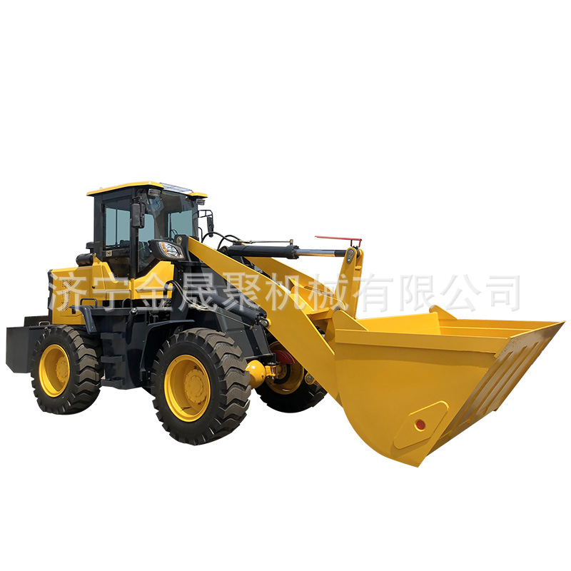 Diesel cargador de cuatro tracciones multifuncional pertenece al sitio de construcción pala arena agrícola agarrar madera gran caballo cargador de ruedas carretilla elevadora