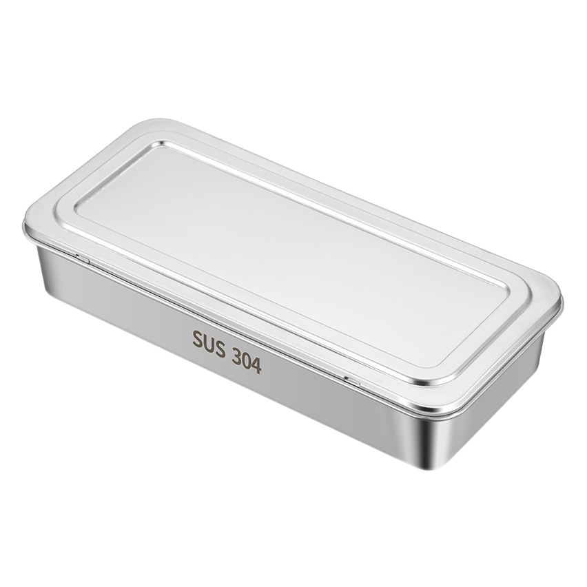 Disinfection cabinet chopsticks box cage 304 stainless steel chopsticks basket household draining basket storage rack flat tableware storage box