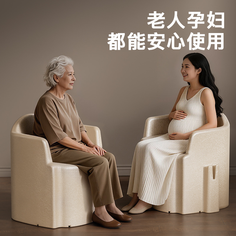 Factory Direct Sales Epp Toilet Multi-Functional Toilet Chair for the Elderly and Pregnant Women Mobile Toilet Seat Squat Stool