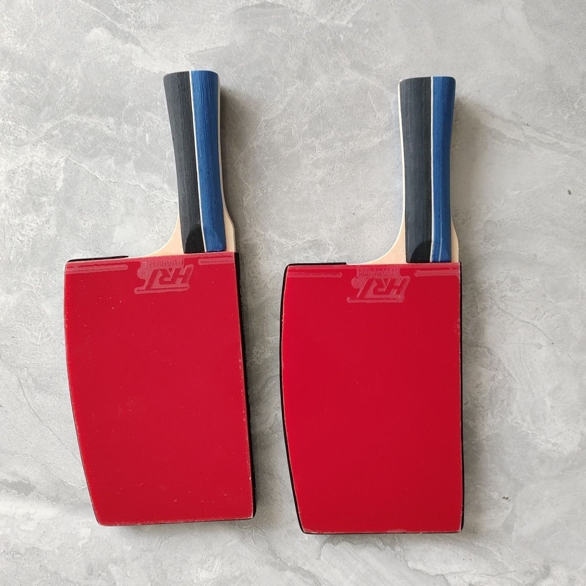 Professional-Grade Handmade DIY Table Tennis Racket Ayus Five-Wood Two-Carbon Structure with Irregular Distribution for Excellent Feel