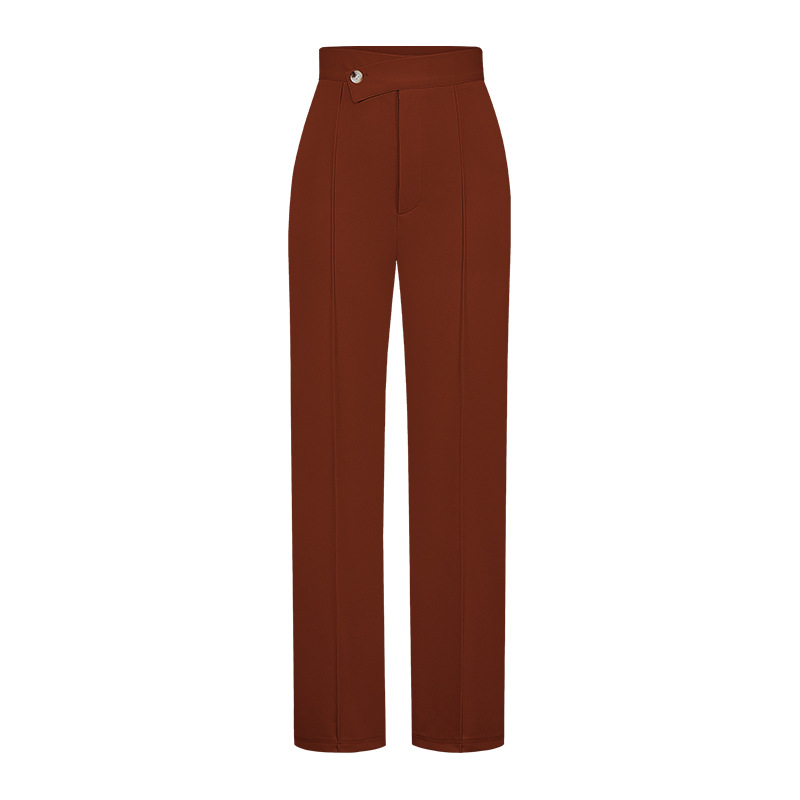 Women's Daily Street Casual Solid Color Full Length Straight Pants display picture 15