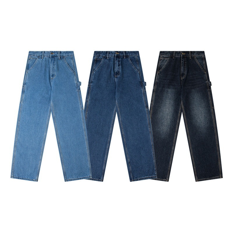 Cross-Border Exclusive Carhartt-Wip Carhartt Washed American High Street Wide-Leg Jeans 25 Spring New Style