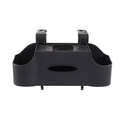 Multifunctional car storage box, tissue box, storage bag, car seat back organizer, cup holder, storage box (Car tissue box/set) - blackcar-seat-tissue-storage-box