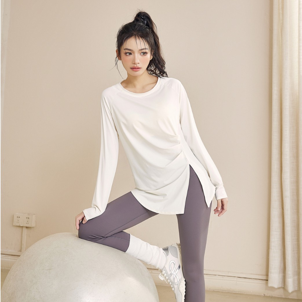 Yoga Clothes for Women 2025 New High-End Professional Pilates Running Training Spring & Fall Fitness Clothes Long Sleeves