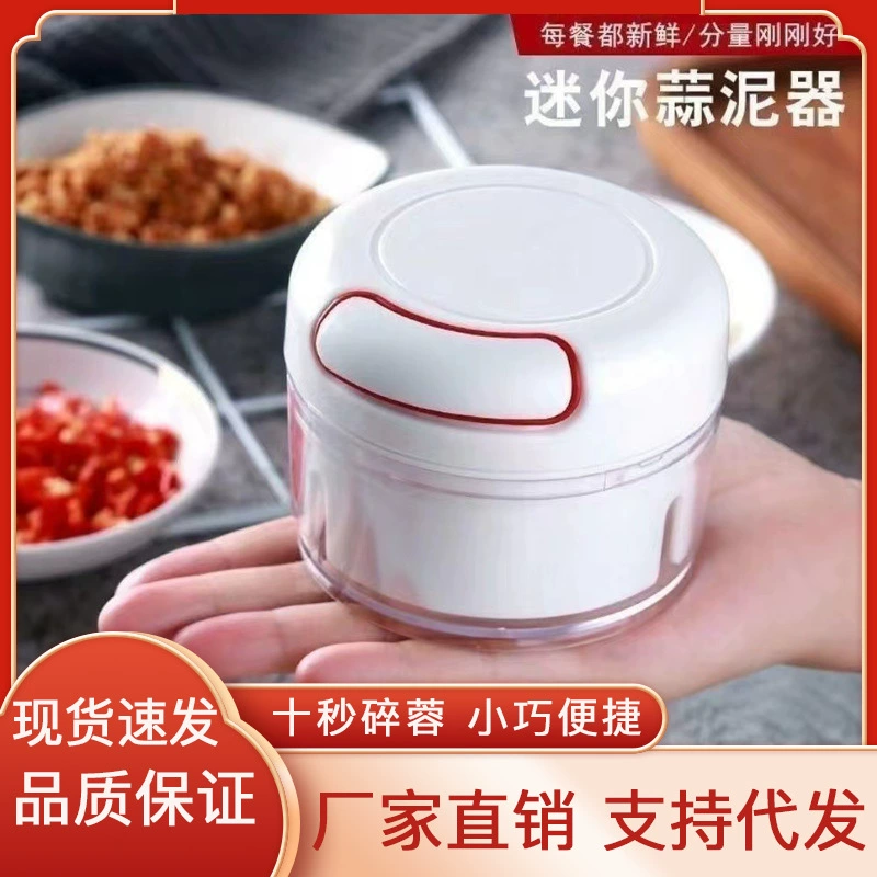 Tiktok кухонный чеснок потянуть артефакт Бытовая мини ручная машина для производства чеснока мясорубка имбирь чили Чеснок Мясорубка