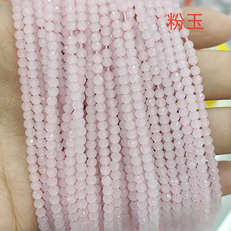 Hilo de algodón aguja súper pequeña Perla de cristal encadenada cuentas vidriadas DIY accesorios de ropa hechos a mano pulsera collar cuentas dispersas accesorios