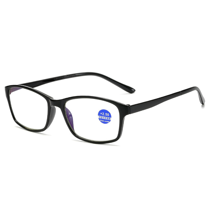 Cross-border new middle-aged and old people's air defense blue light reading glasses wholesale men and women ultra light TR90 fashion reading mirror 8020