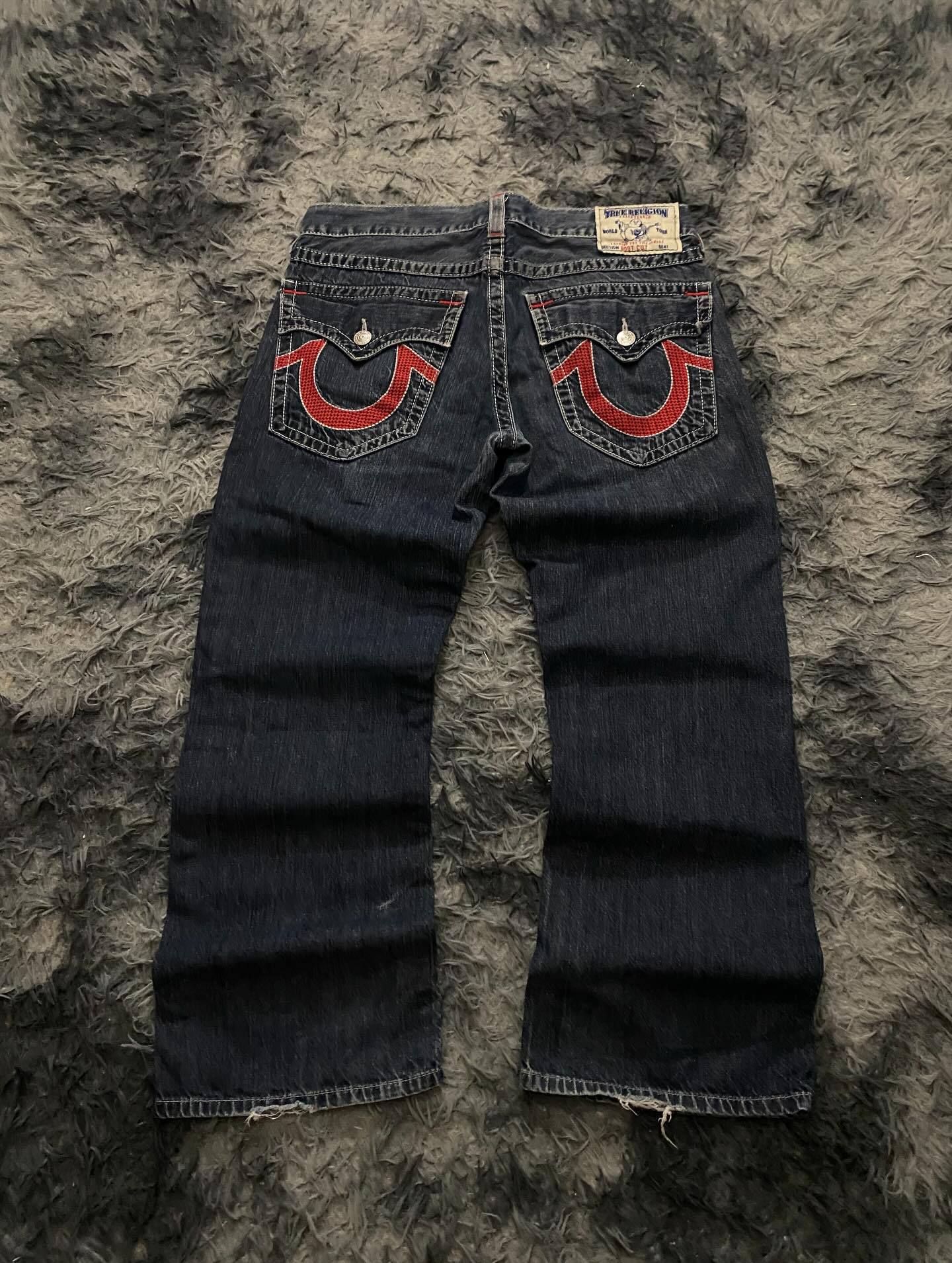 (Cross-border trading), retro fashionable jeans, trend trousers, American style, with embroidery, loose straight fit