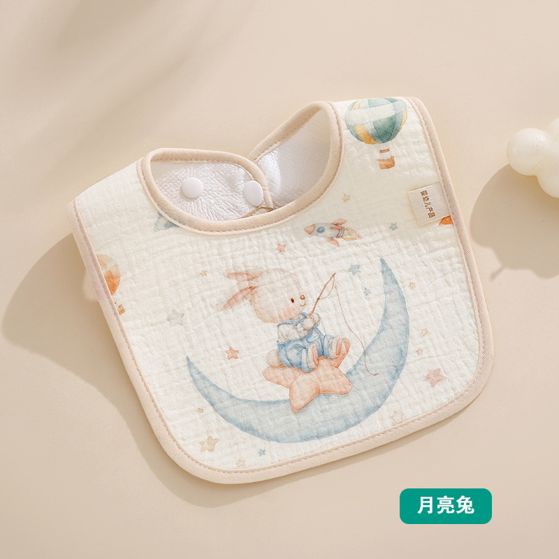 【Moon Rabbit】ผ้ากันเปื้อนกันน้ำรูปตัวยู