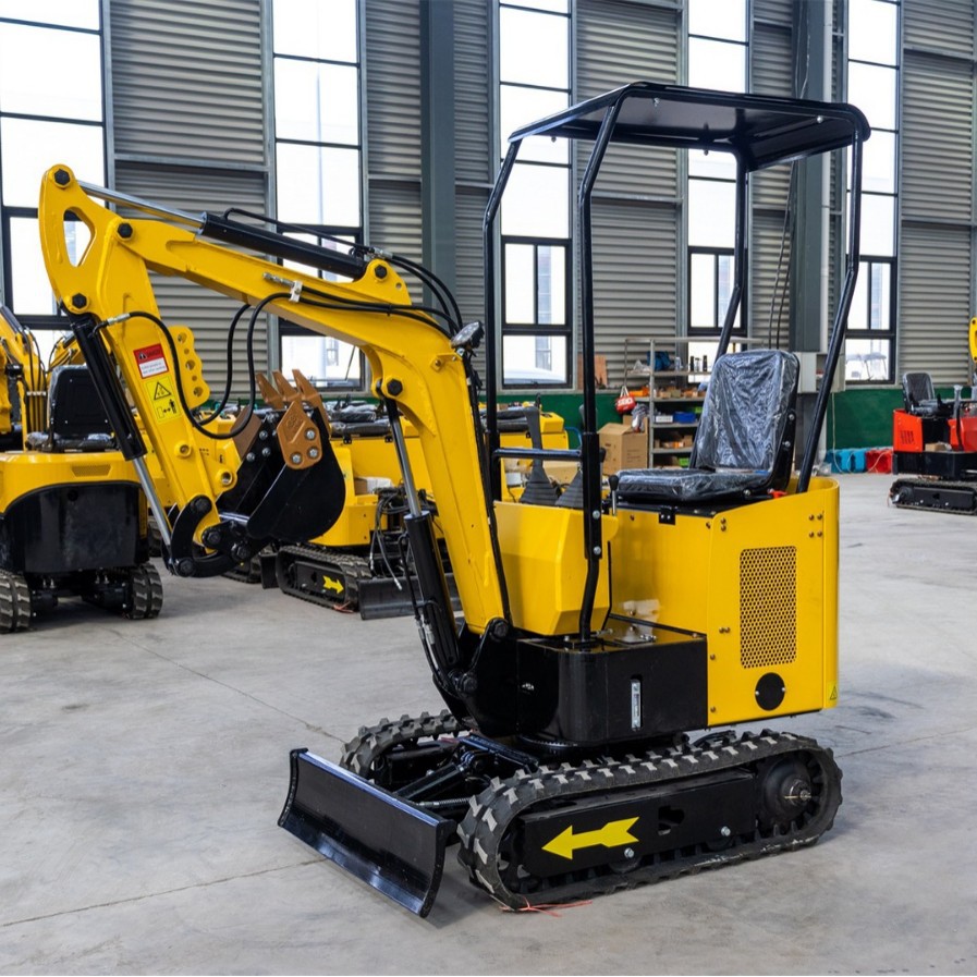 Exportación de Brasil 1.2 toneladas 1.8 toneladas mini excavadora agrícola pluma medición pendular excavadora multifuncional de construcción doméstica