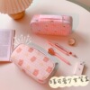 Cartoon cute capacious waterproof pencil case for elementary school students