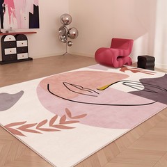 インスタイルカーペットリビングルーム模造カシミヤ柔らかい肌に優しい滑り止めホームフルカーペット女の子の寝室のカーペットフロアマット卸売
