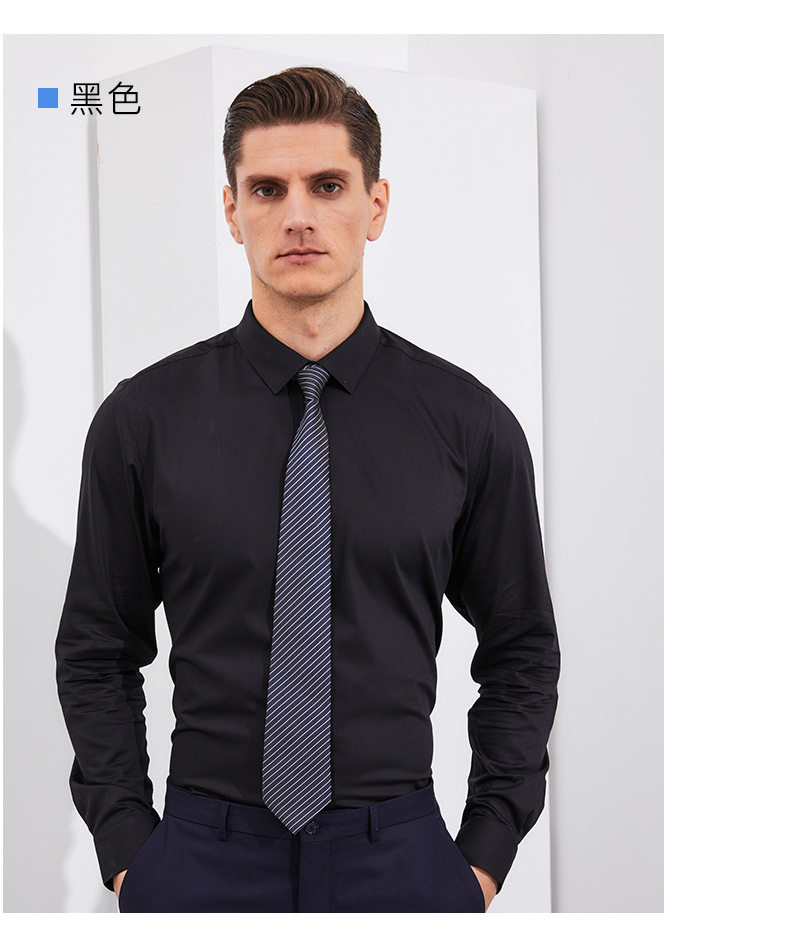 Áo sơ mi nam dài tay chống nhăn không cần ủi chất sợi tre thêu hoa — Màu xanh nhạt ngắn tay nam cổ vuông, Màu xanh nhạt ngắn tay nữ cổ chữ V, Màu xanh nhạt ngắn tay nữ cổ vuông, Màu xanh nhạt-dài tay nữ-cổ vuông chi tiết 18