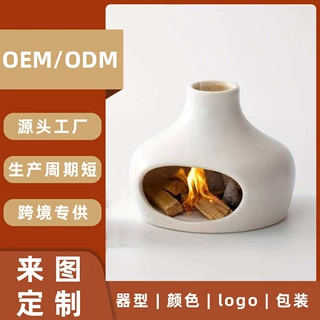 跨境陶瓷香炉圣檀木香炉锥香香炉工艺品香薰炉 palo santo holder
