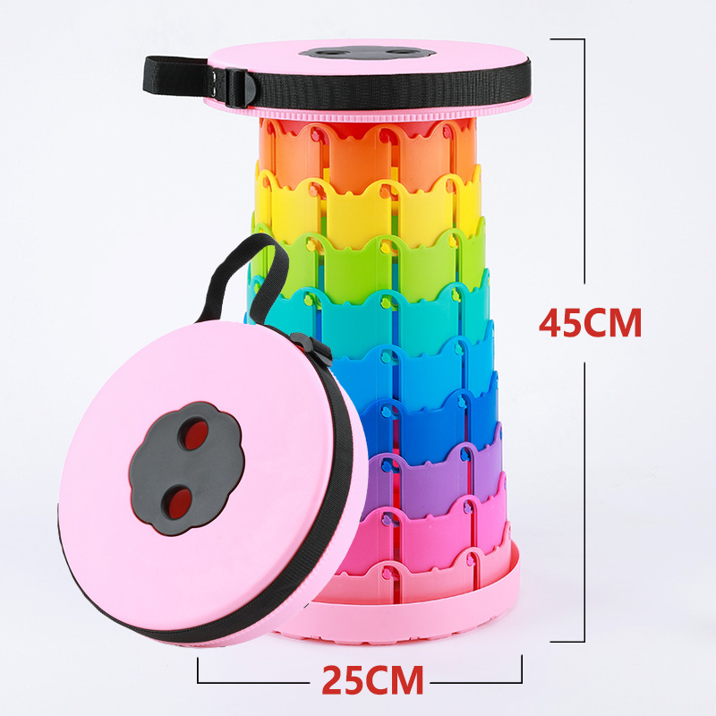 Asiento Maza eléctrico portátil coche eléctrico dibujo niño taburetes telescópicos coche artefacto de plástico cola plegable pequeño