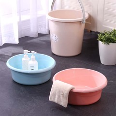 加厚塑料儲水桶手提洗衣桶家用收納桶學生桶宿舍圓桶洗車桶拖把桶