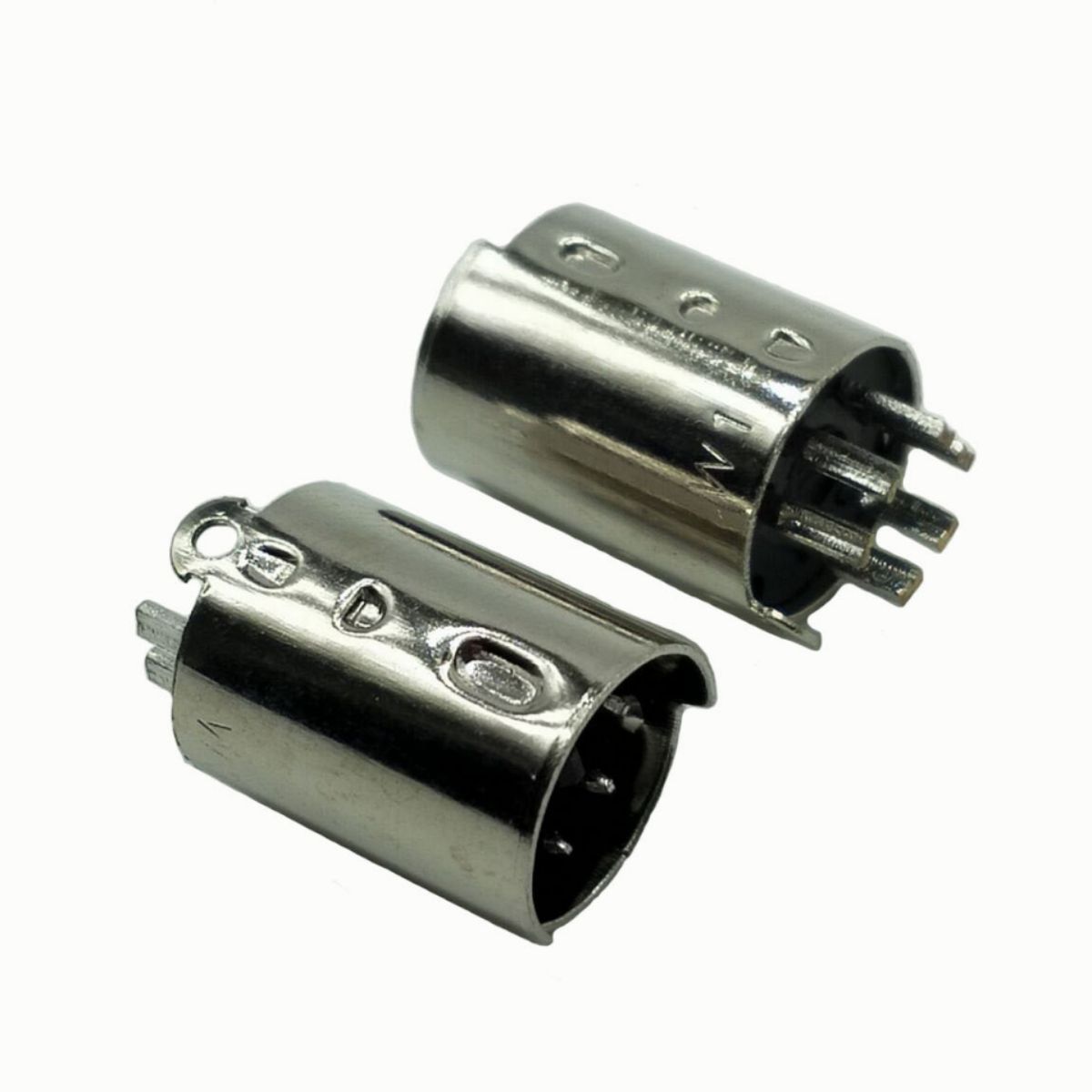 MINIDIN6PIN公头铁壳针全锡鼠标插头PS2S型端子兼容av插头电源线