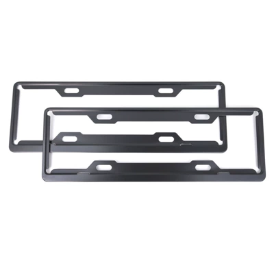 License Plate Frame Car Number License | Other Automotive Exterior Supplies - 10-thickness-large-hole-black-new-energy