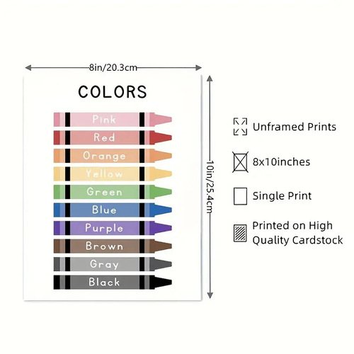 Set of 2 educational posters, homeschool prints rainbow handwritten alphabet, student room decoration