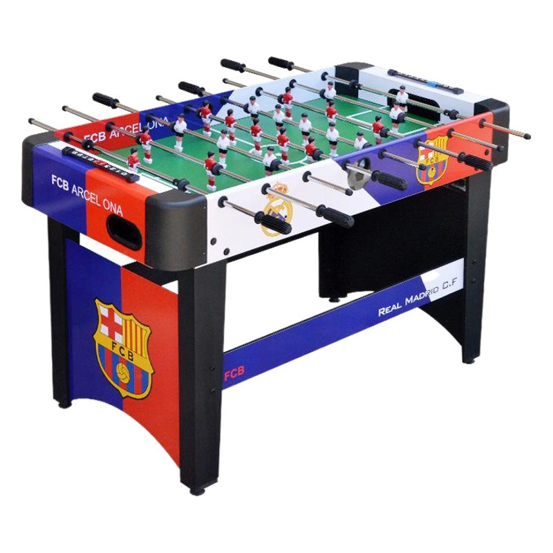 Mesa de futbolín de 1.2 metros para comercio exterior al por mayor, mesa de fútbol estándar de 8 postes