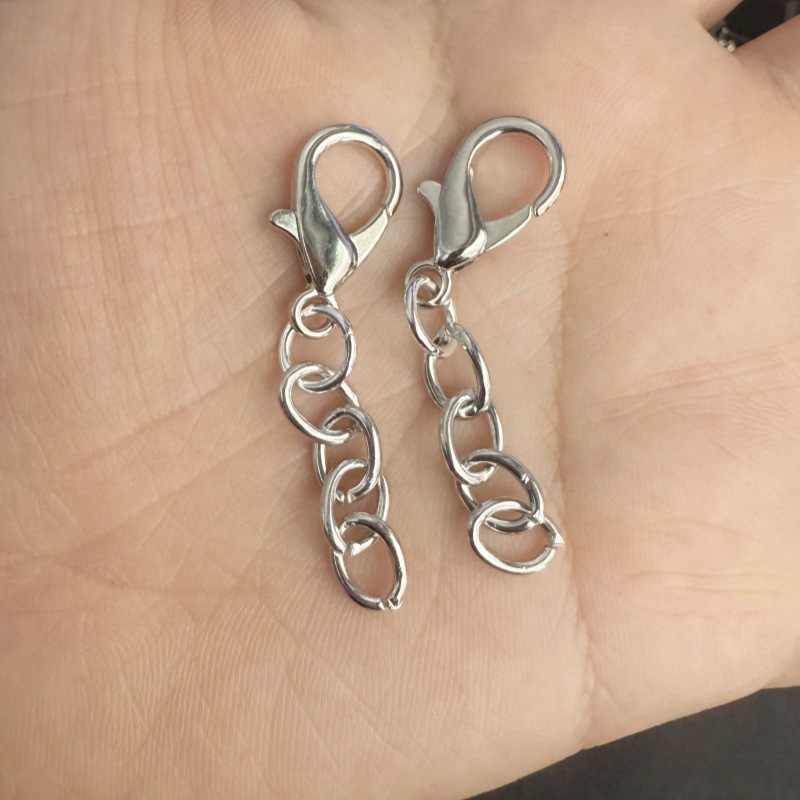 DIY ジュエリーアクセサリーロブスタークラスプ 4 セクションチェーン O 字型チェーンおもちゃブレスレットキーホルダーハンギングチェーンメーカー在庫卸売|undefined