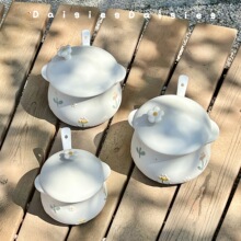 小雏菊猪油罐新款耐高温陶瓷储存油泼辣子辣椒油调料专用食品级家