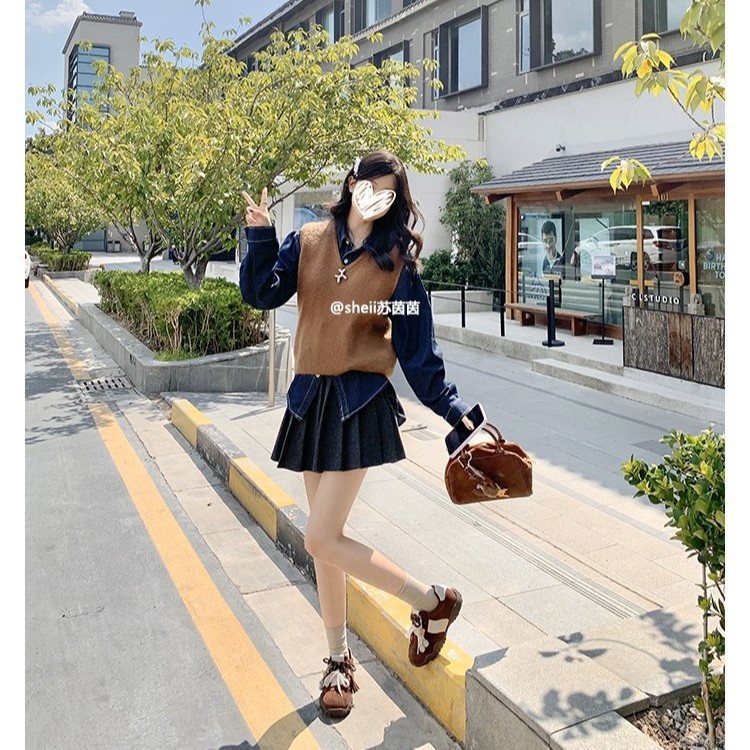 运动鞋女~8cm内增高月牙厚底鸳鸯鞋带运动休闲鞋女2025秋季德训鞋|undefined
