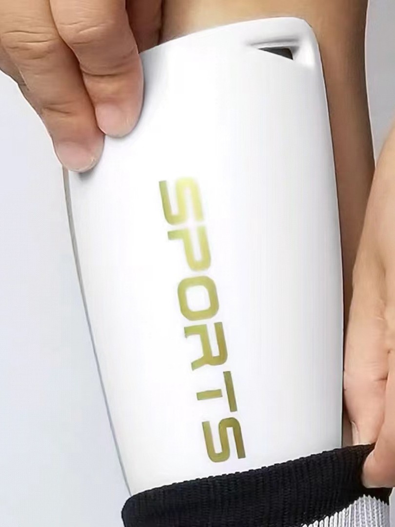 Placa de protección de piernas de fútbol, placa de protección de rodillas deportivas, placa de protección de pie de doble capa para adultos, placa de protección de pies para niños, dispositivo de protección contra colisiones