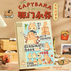 2025 新しい Capibala 漫画ルーズリーフクラスメート記録クリエイティブ取り外し可能なノートブック