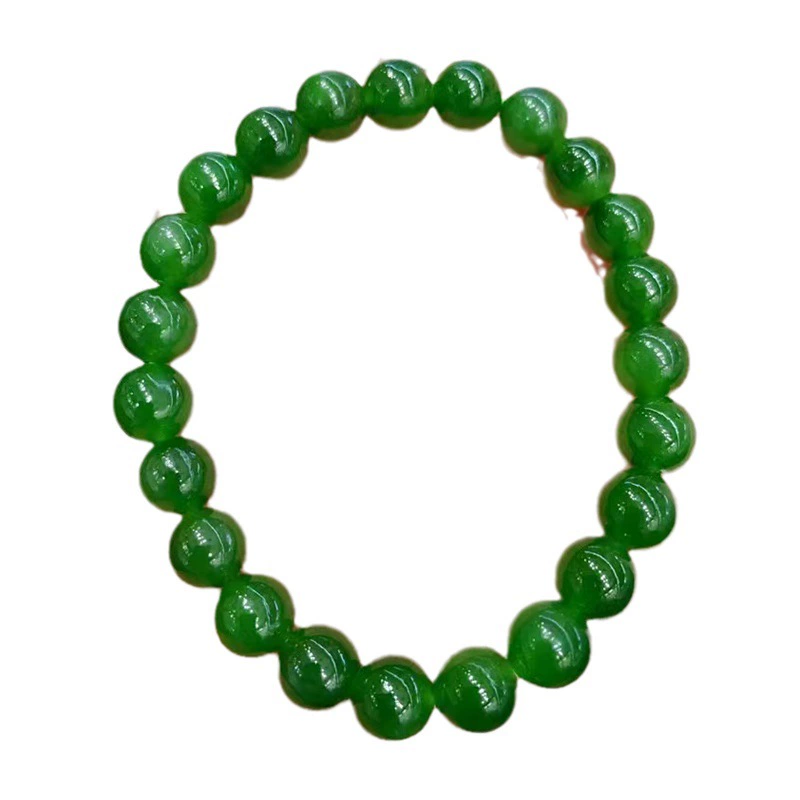 Jasper from Khotan district, organic bracelet
