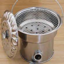 加厚烤火炉木炭家用取暖炉户外便携式手提烧烤炉煮茶炭炉搬家火盆