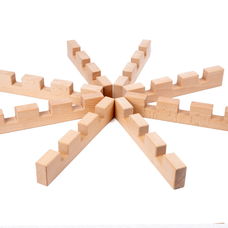 Bloques de construcción de arco iris cuadrados de acrílico, juguetes educativos de jardín de infantes, piedras preciosas de alta transmisión de luz, bloques de construcción de luces y sombras transfronterizos