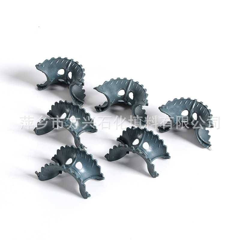 25PP异鞍环填料 空隙率大，压降小 塑料异鞍环填料厂家