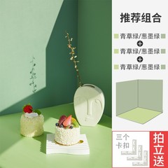 Ins style double-sided photo shoot photography cement wood grain marble background board gourmet cake photo props