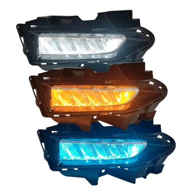 Suitable for 23-26 Models of Nissan Sunny Daytime Running Lights, Overseas Version, American Version, Nissan Versa Sunny Fog Lights (Gündüz işıqları) - overseas-version-special-led-three-color-streamer-daytime-running-light-suit
