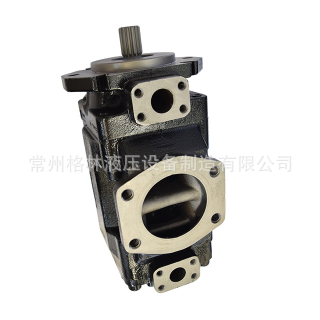 丹尼逊叶片泵T6DD系列液压油泵电动铸铁双联泵工业用泵