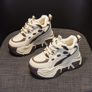 2025 Spring New Inner Height Increasing Torre Shoes Women's Casual Fashion sneaker Women's All-match Trendy Platform Shoes