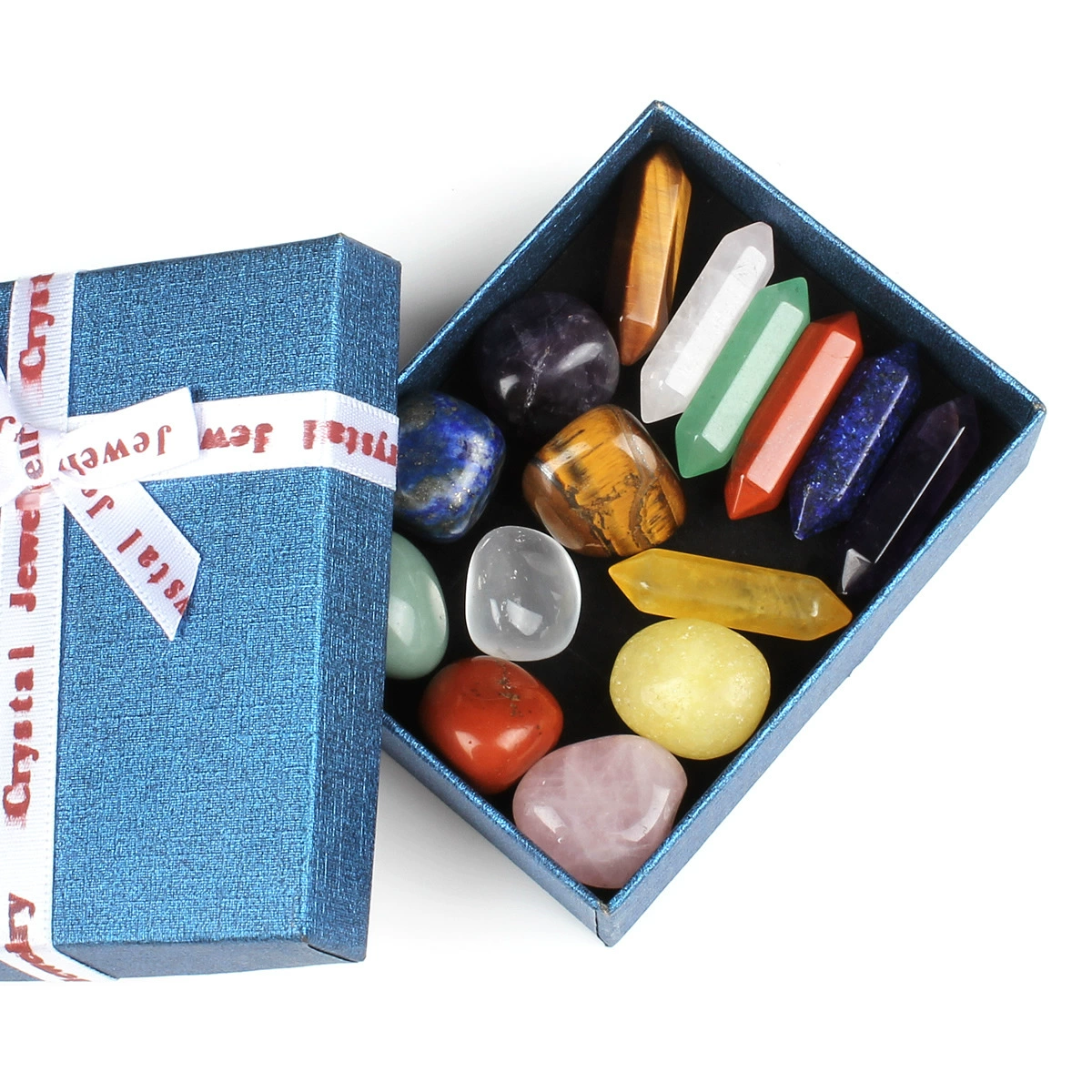 Семь комбинаций материалов с двойными заостренными шестиугольными колоннами