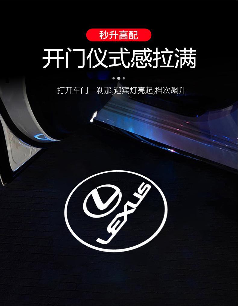 Suitable for Lexus Welcome Light Es/Rx/Ls/Ux/Is/Nx/Es200/Door Projection Car Welcome Light