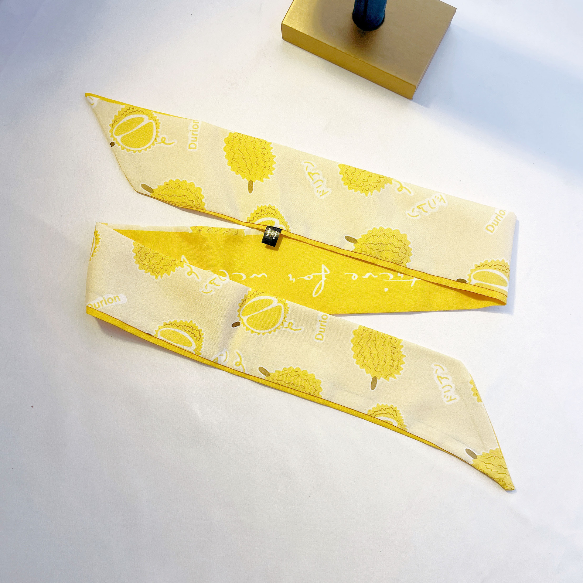 Estilo francés Internet celebridad bufanda banda para el cabello Niñas vintage pajarita banda para el cabello largo Corea del Sur ins cuerda para el cabello accesorios para el cabello